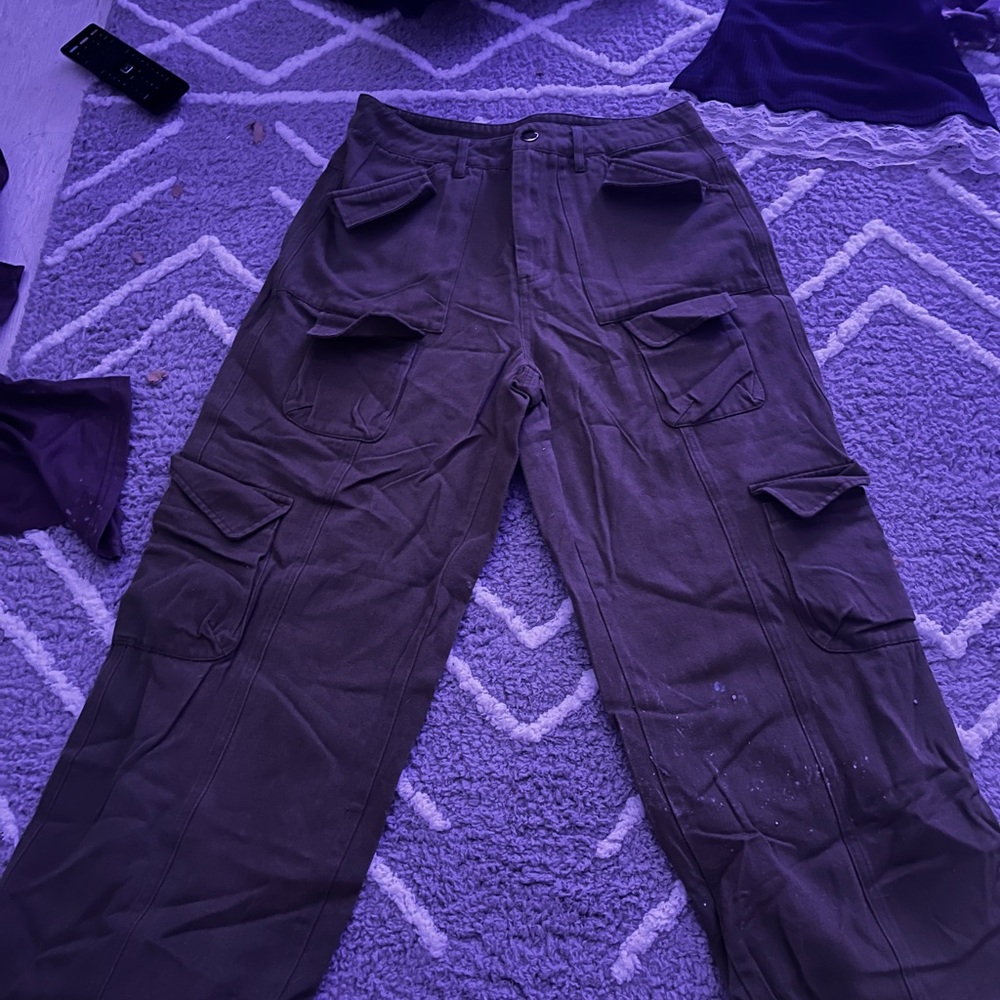 SHEIN Men's Khaki Cargo Pants
